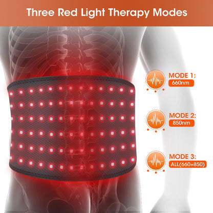 Red Light Therapy Belt | 660nm + 850nm